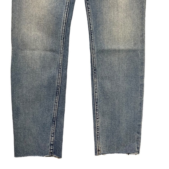 RE/DONE Originals Revolve 90s High Rise Slim Fit Ankle Crop Button Fly Size 25 - Picture 7 of 14